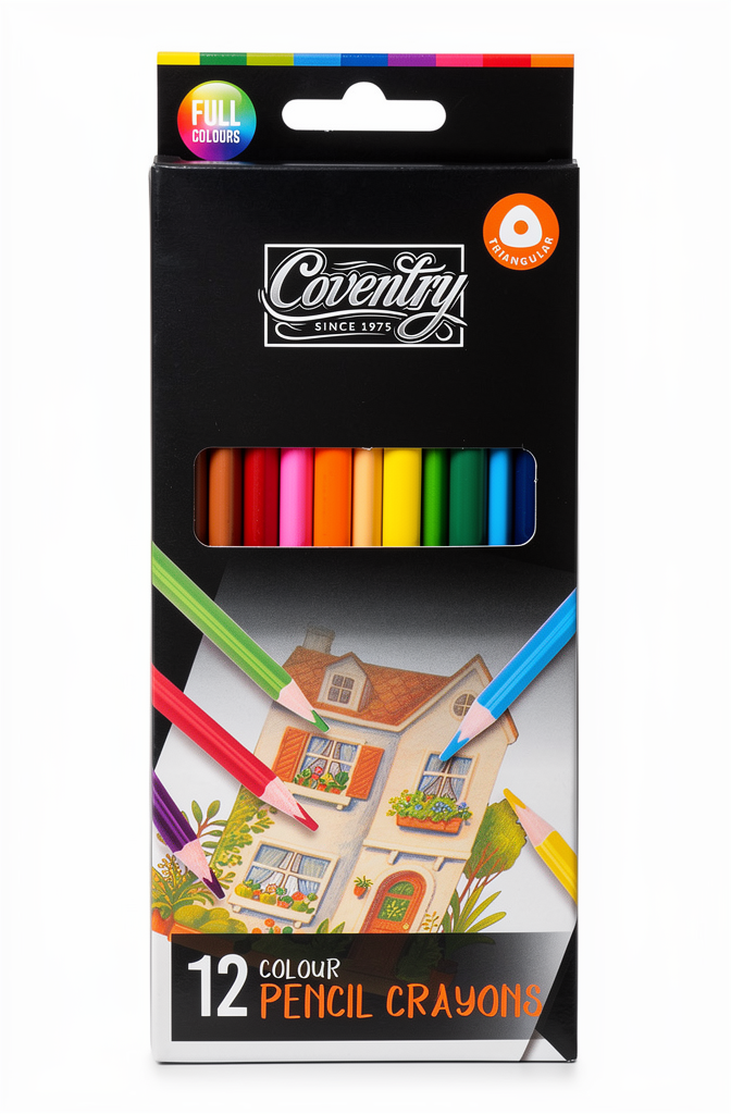 Triangular Pencil Crayons 12s