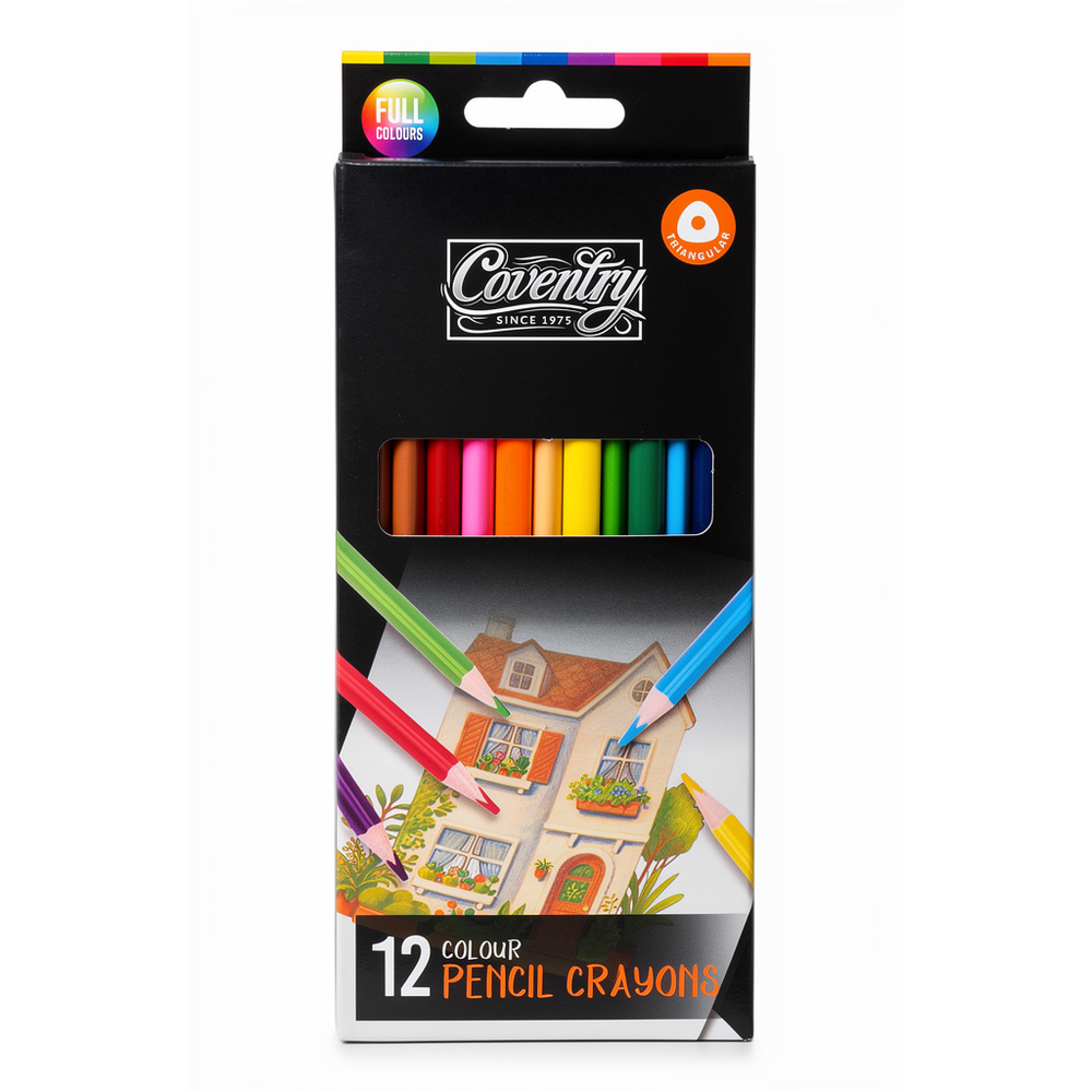 Triangular Pencil Crayons 12s