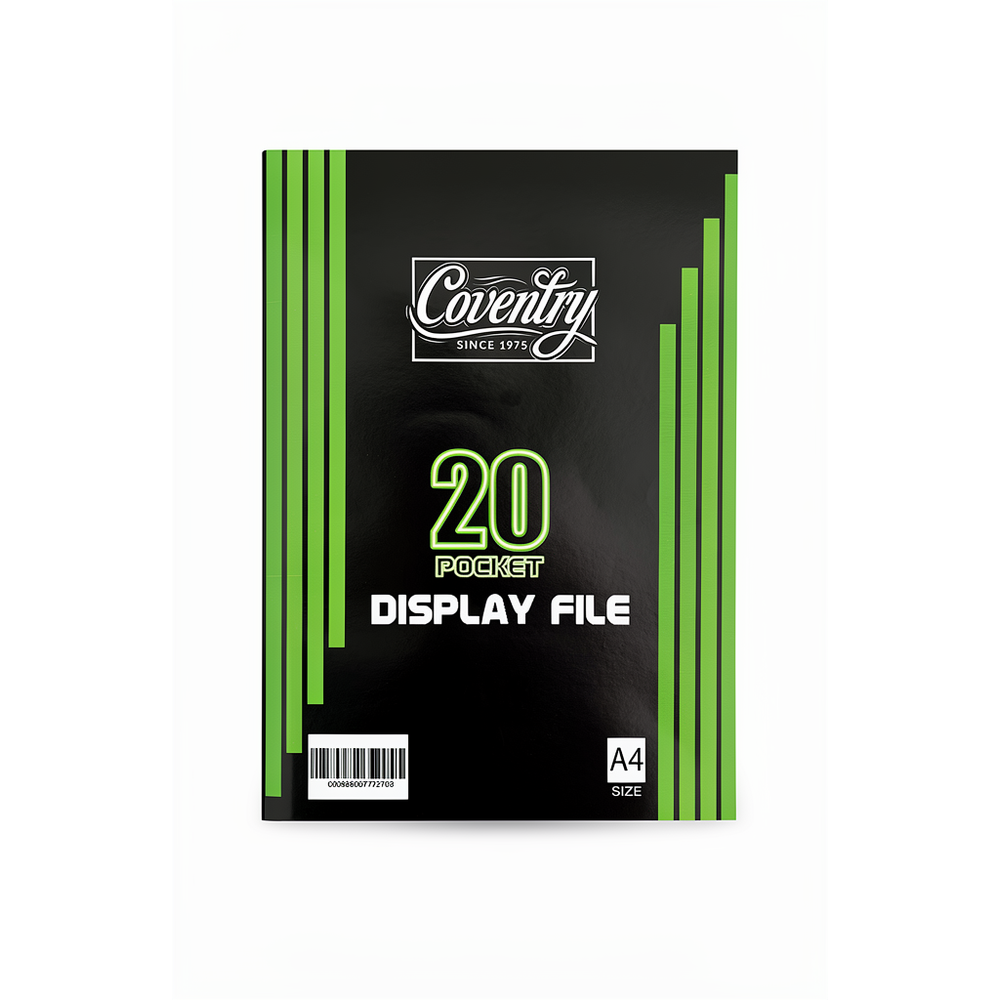 20 Pocket Display Flip File