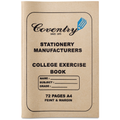 A4 72P College Exercise Book