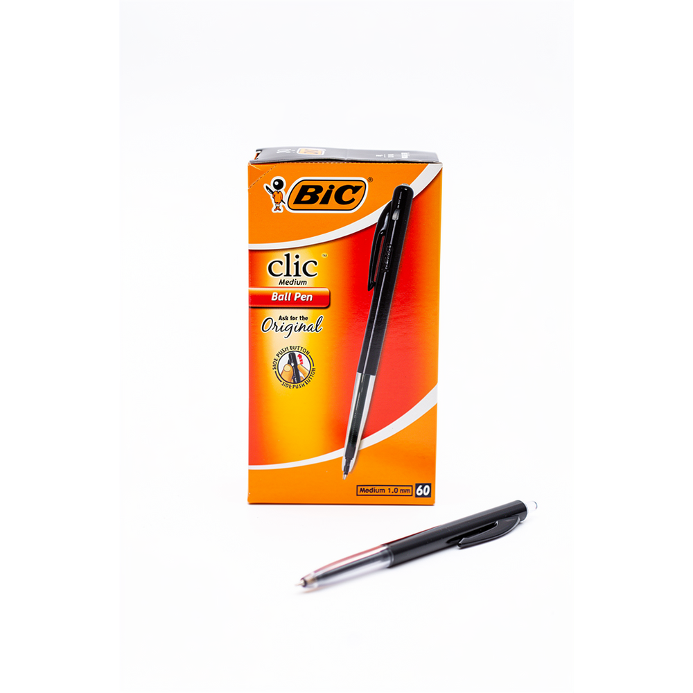 BIC Clic Pens Black