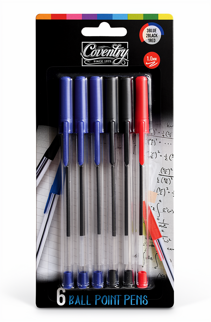 3 Blue 2 Black 1 Red